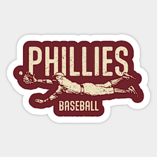 Vintage Phillies Catch Sticker